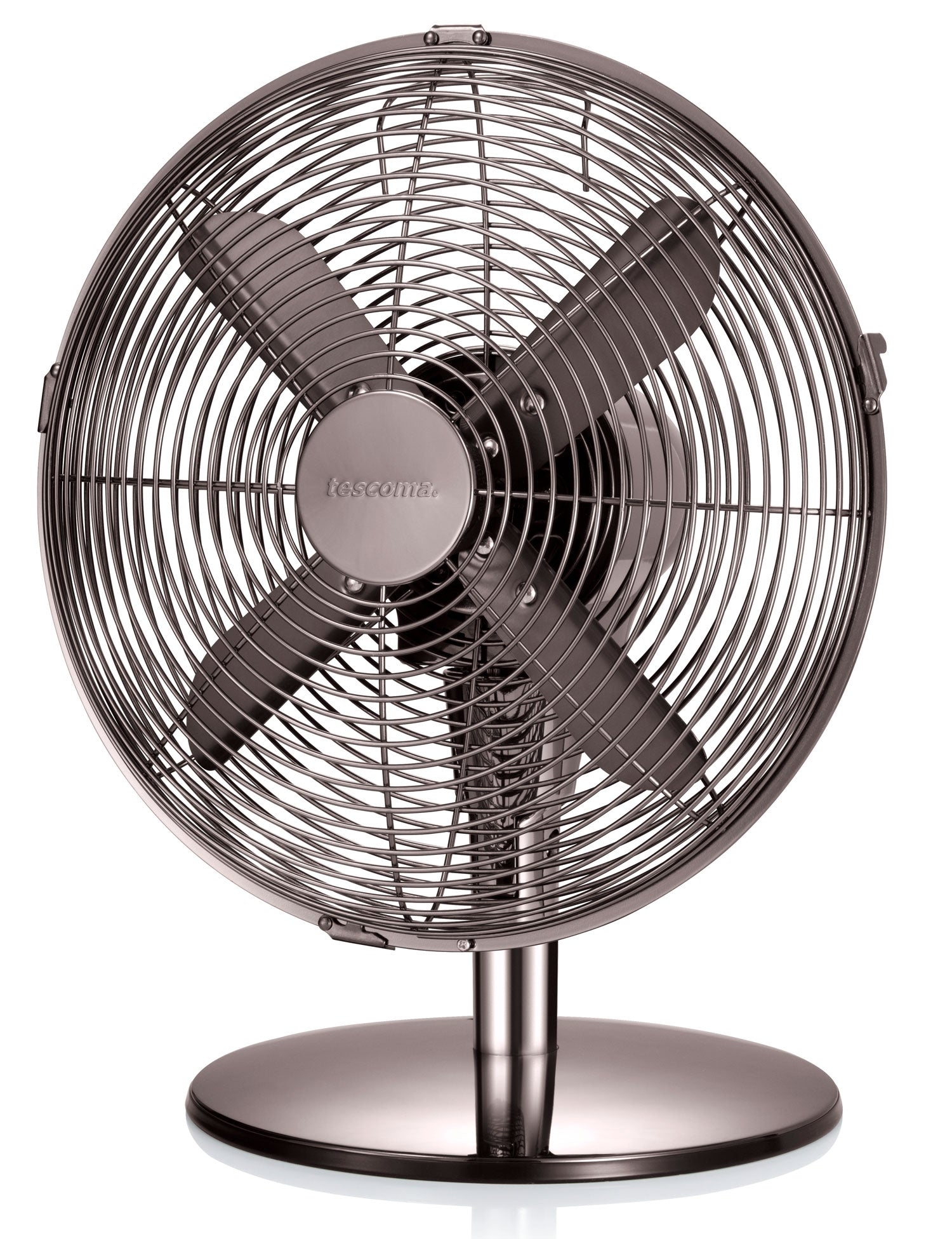 Tischventilator Tisch Ventilator Retro 35 cm Edelstahl Anthrazit Windmaschine Venti schwenkbar