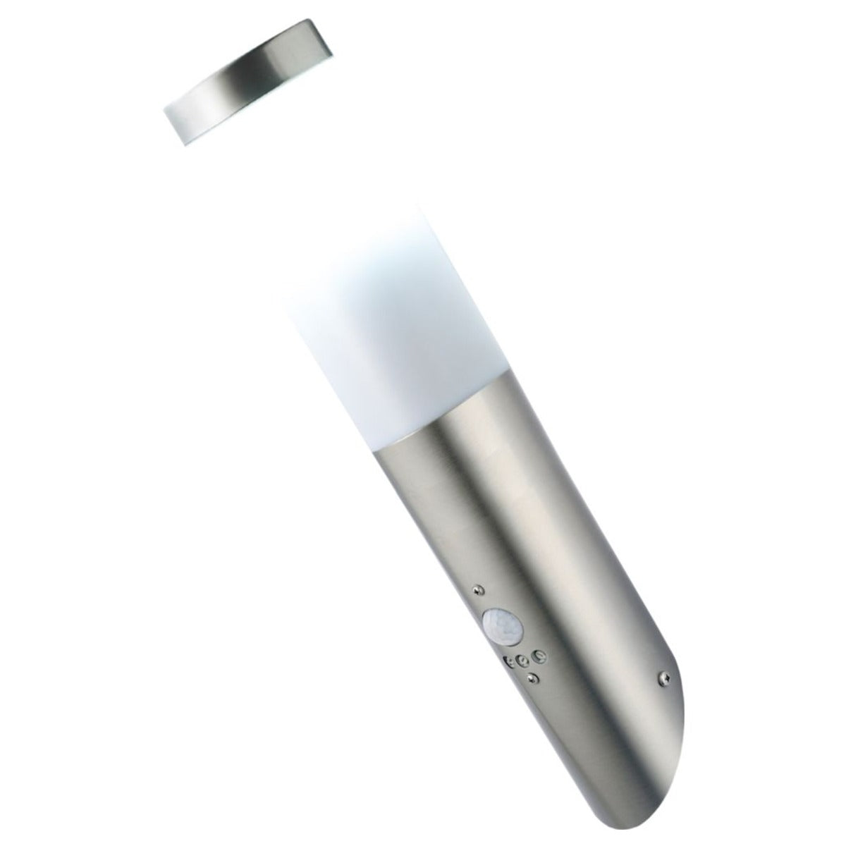 Wandleuchte mit Bewegungsmelder Edelstahl Wandlampe Außenlampe Gartenlampe Fackel Form