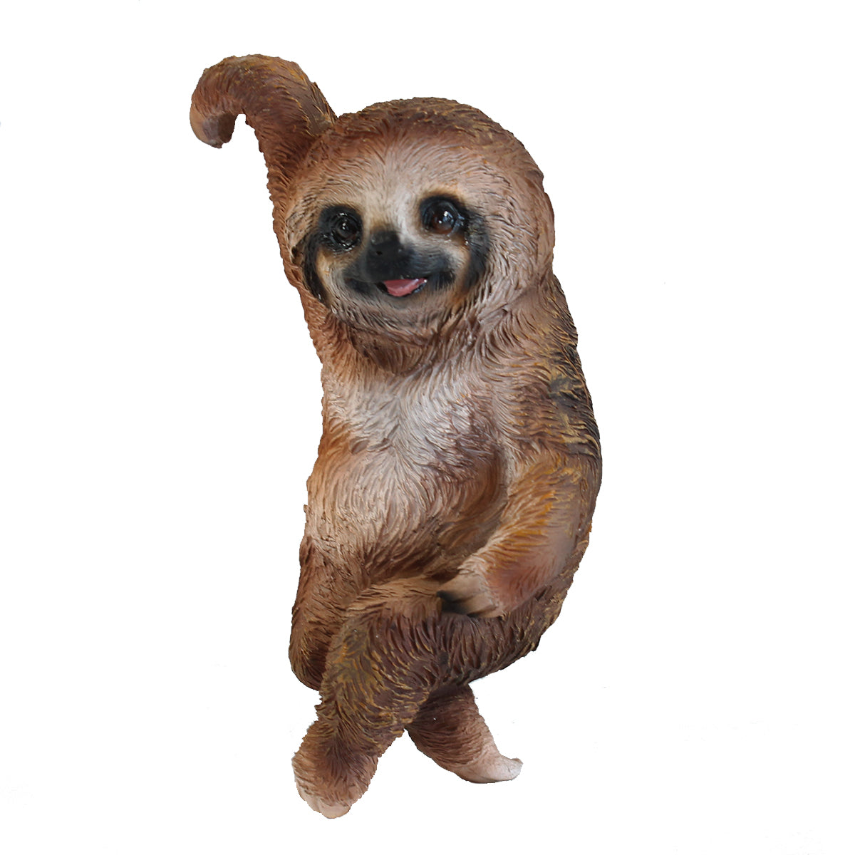 Faultier Figur hängend klein Faultier Deko Faultier Gartenfigur