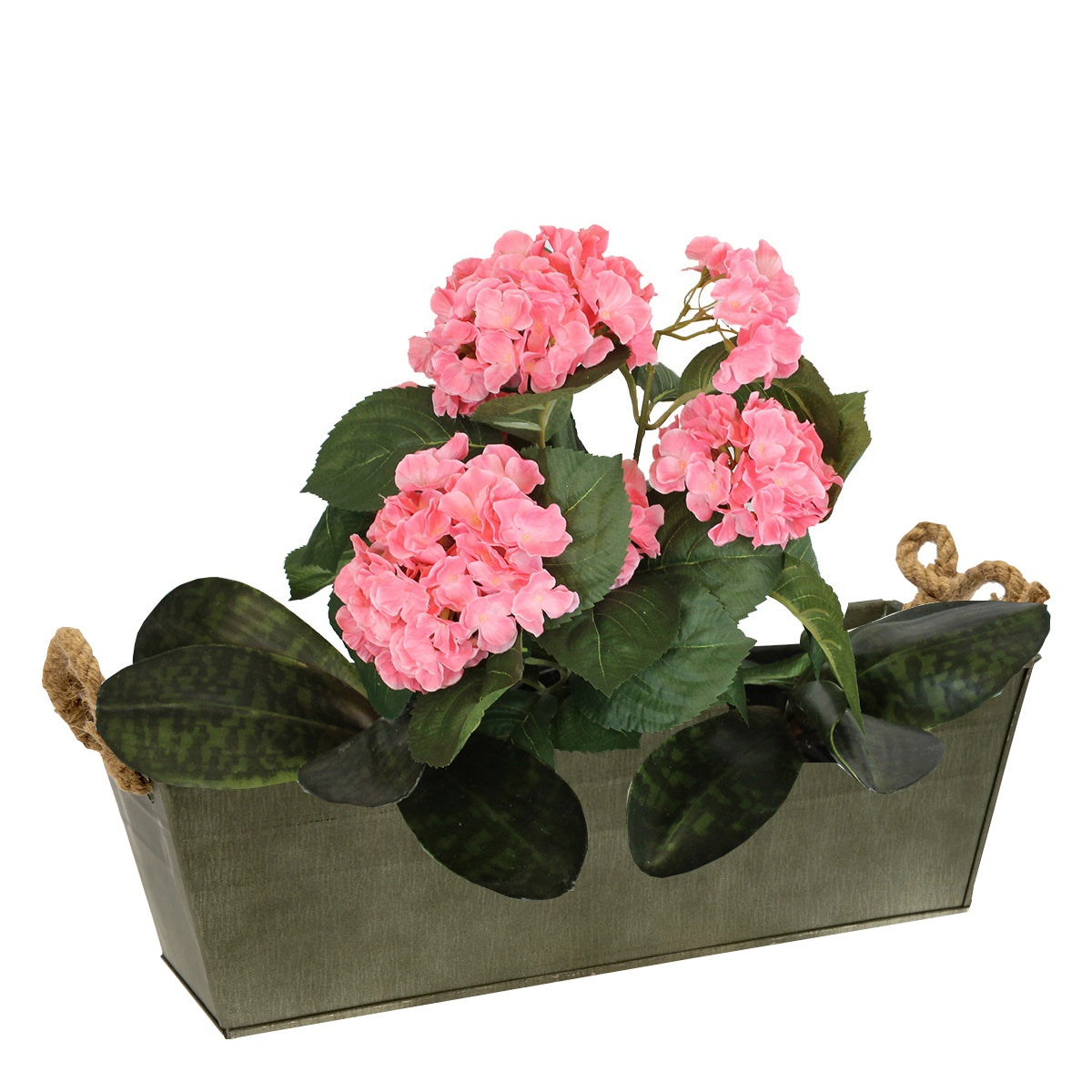 Pflanztopf Pflanzgefäß Zinktopf Vintage Recta Green 37 cm Blumentopf Metall Übertopf