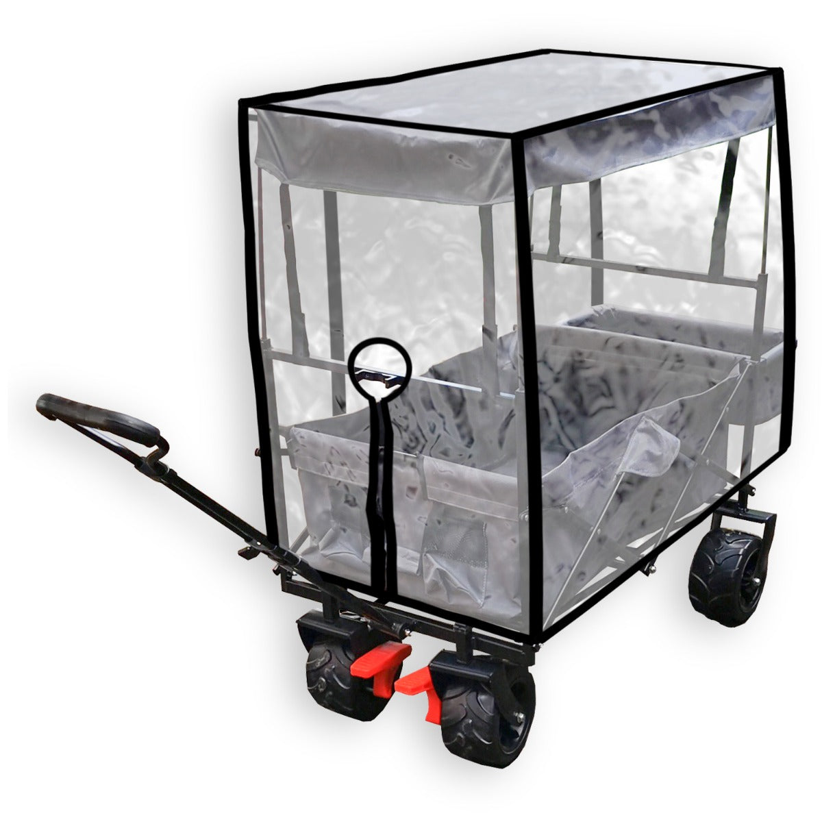 Bollerwagen faltbar mit Dach Faltbollerwagen Handwagen faltbar