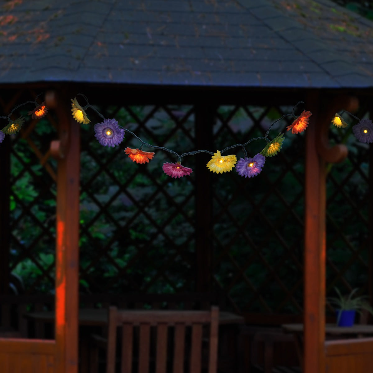 Party Lichterkette Blume Partybeleuchtung Beach Party Deko Strandparty