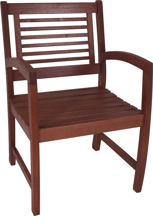 Gartenstuhl Armlehnensessel MADISON Holzstuhl Eukalyptus FSC Mix 70%