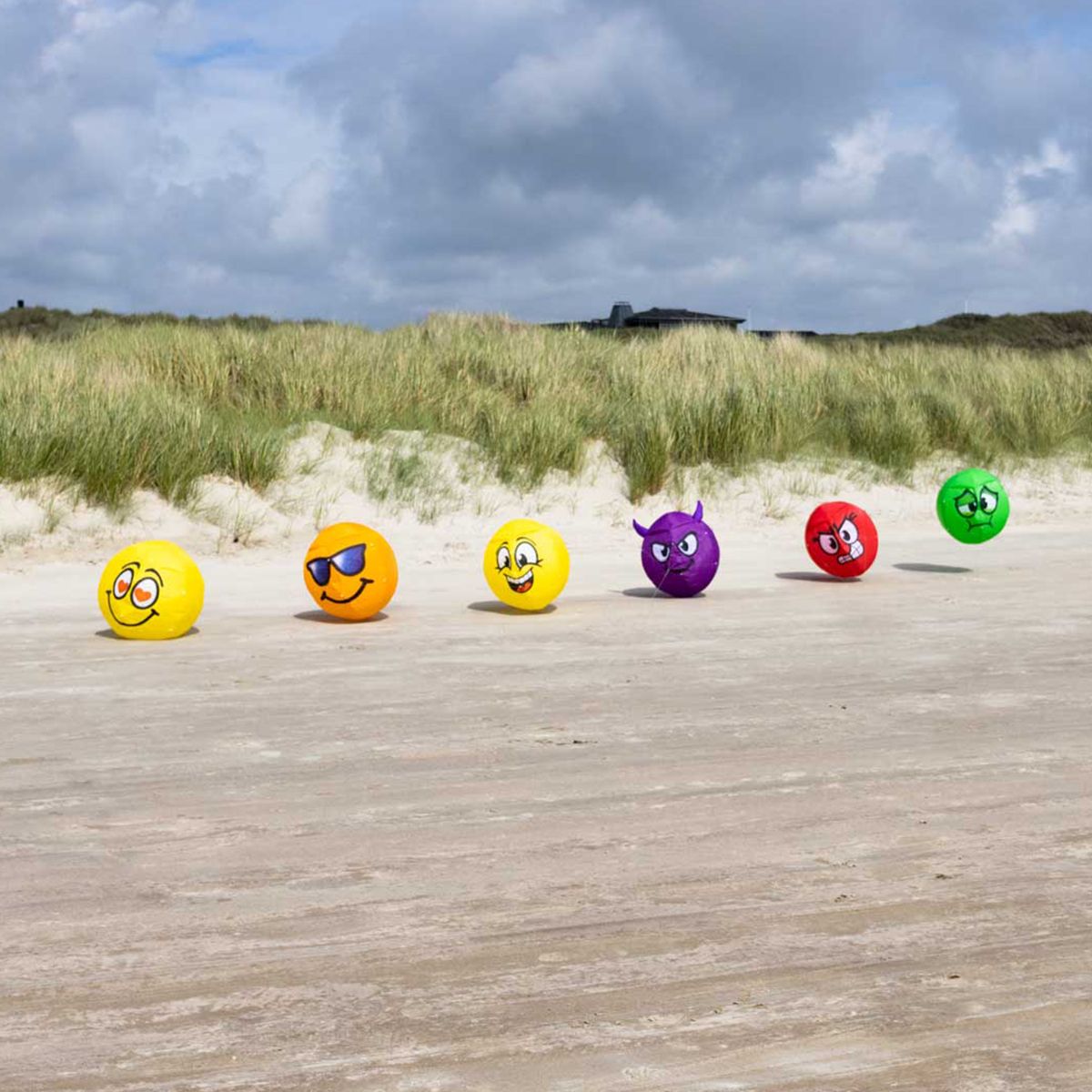 Bodenwindspiel HQ Bouncing Moodeez Diabolic 100 cm bunte Windspiele für den Garten oder Strand