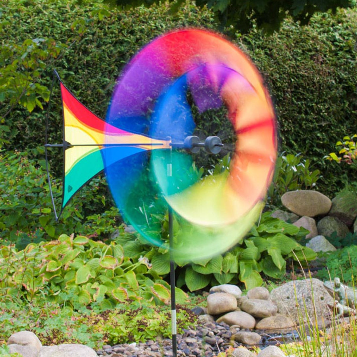 Windspiel HQ Windmill Illusion Rainbow Gartendeko Windrad Windfahne