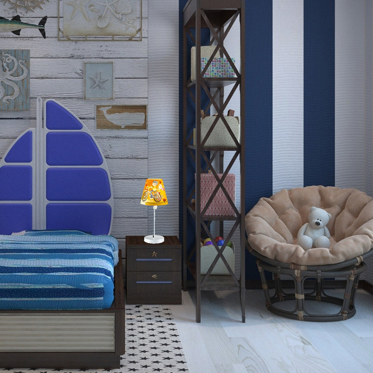 Kinder Tischlampe Freunde Kinderzimmerlampe Tischlampe Kinderzimmer Tischleuchte für Kinder