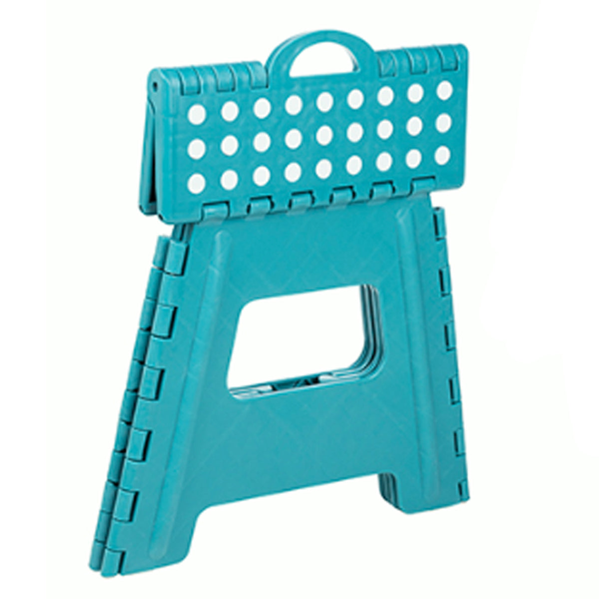 Sitzhocker Falthocker Klapphocker Gartenhocker aus Kunststoff klappbar türkis 150kg Tragkraft