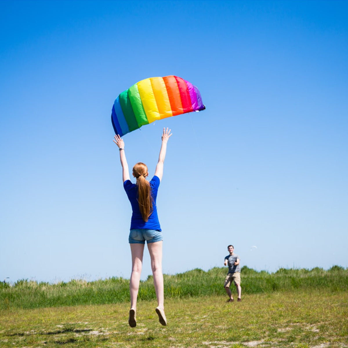 HQ Lenkmatte Symphony Beach III 2.5 Rainbow R2F Allround Lenkdrachen Kite