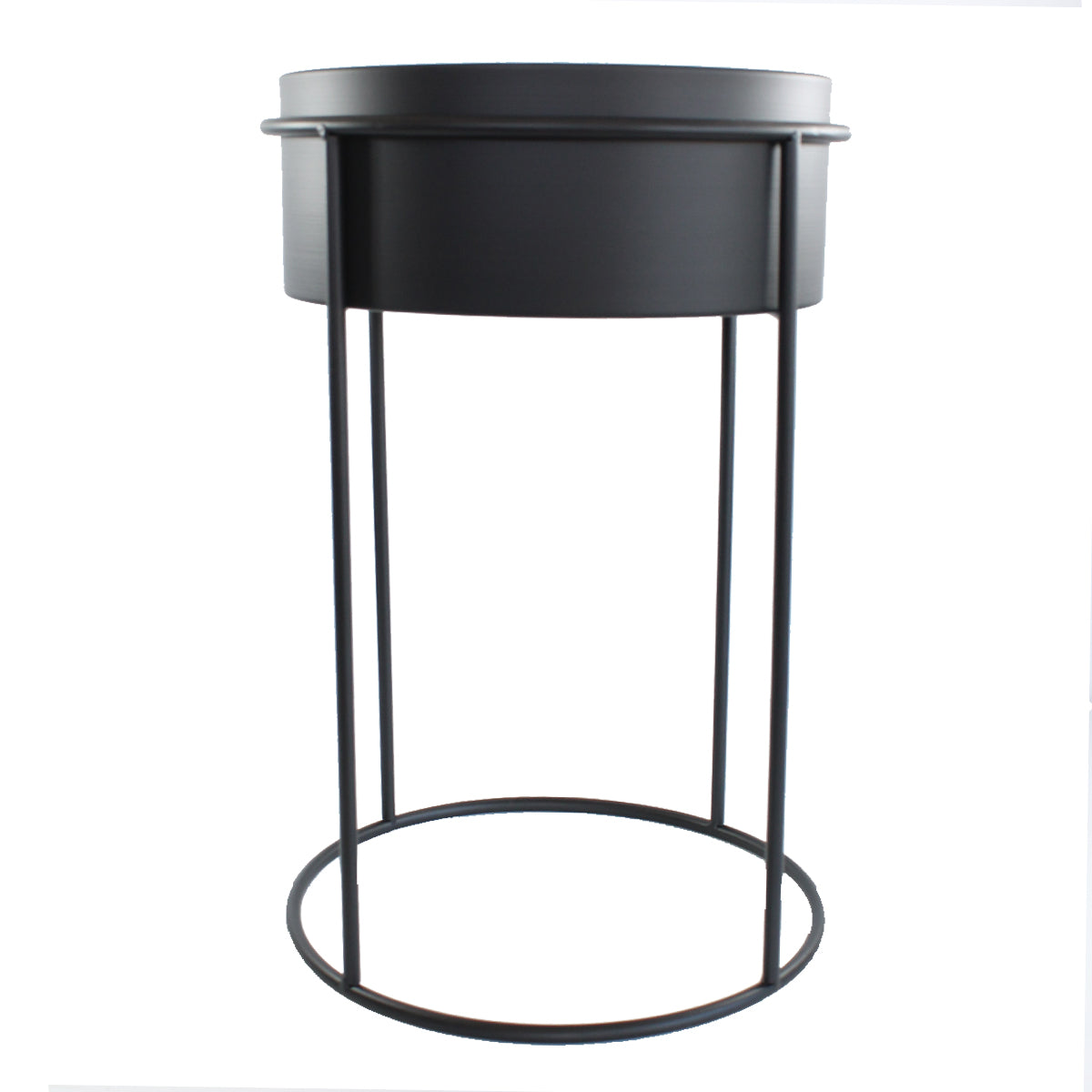 Blumenständer Metall 2er Set schwarz 32/42 cm Pflanzenständer Pflanztopf Blumenständer hoch