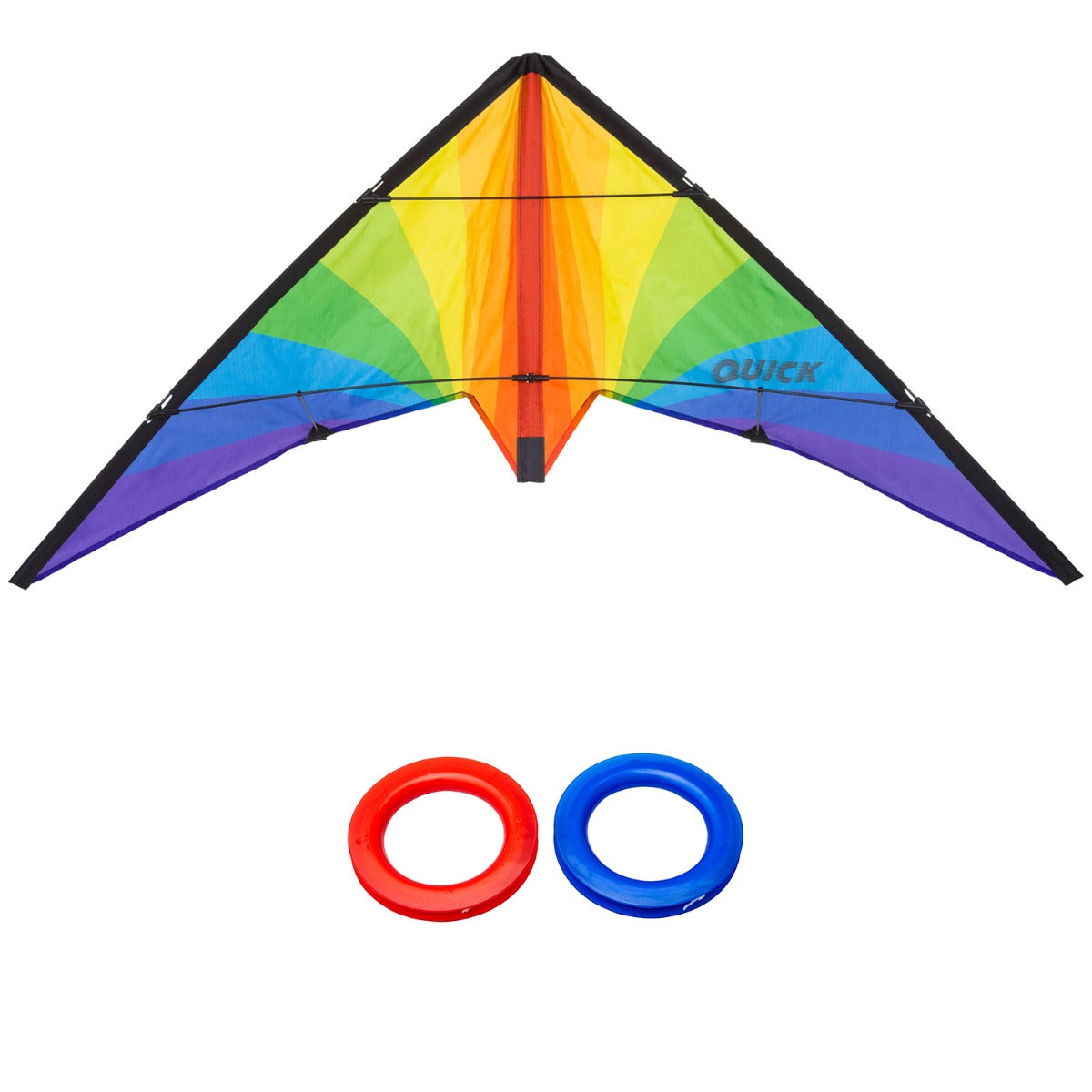 Kinderdrachen Lenkdrachen Drachen HQ Quick Rainbow 115 cm Flugdrache