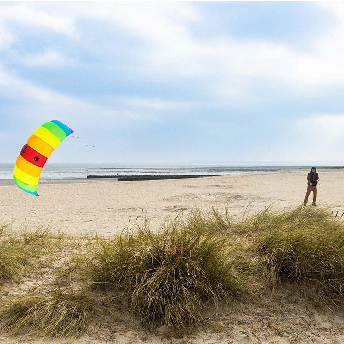 Lenkmatte HQ Kick 180 Single Skin Kite R2F Beginner Lenkdrachen Kite