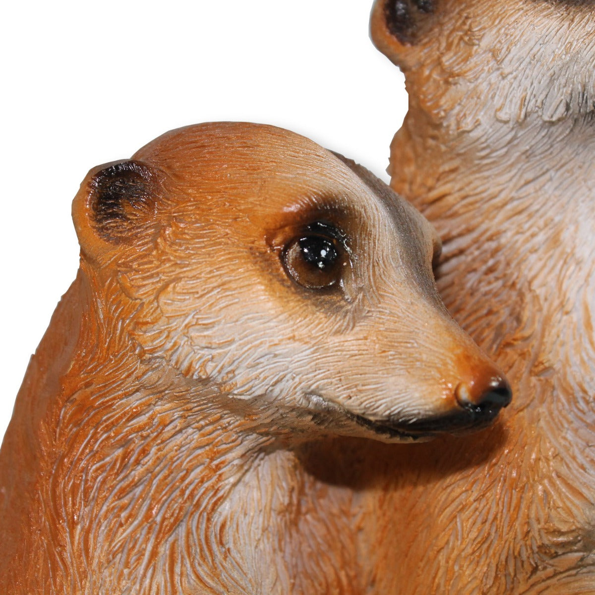 Dekofigur Erdmännchen Familie Willkommenschild mit Solar und LED