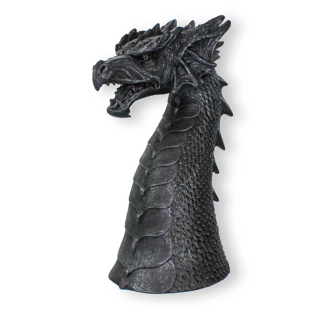 Drachenfigur Drachenkopf Drachenfiguren Büste Drache groß 40 cm Gothic Drachen Figuren