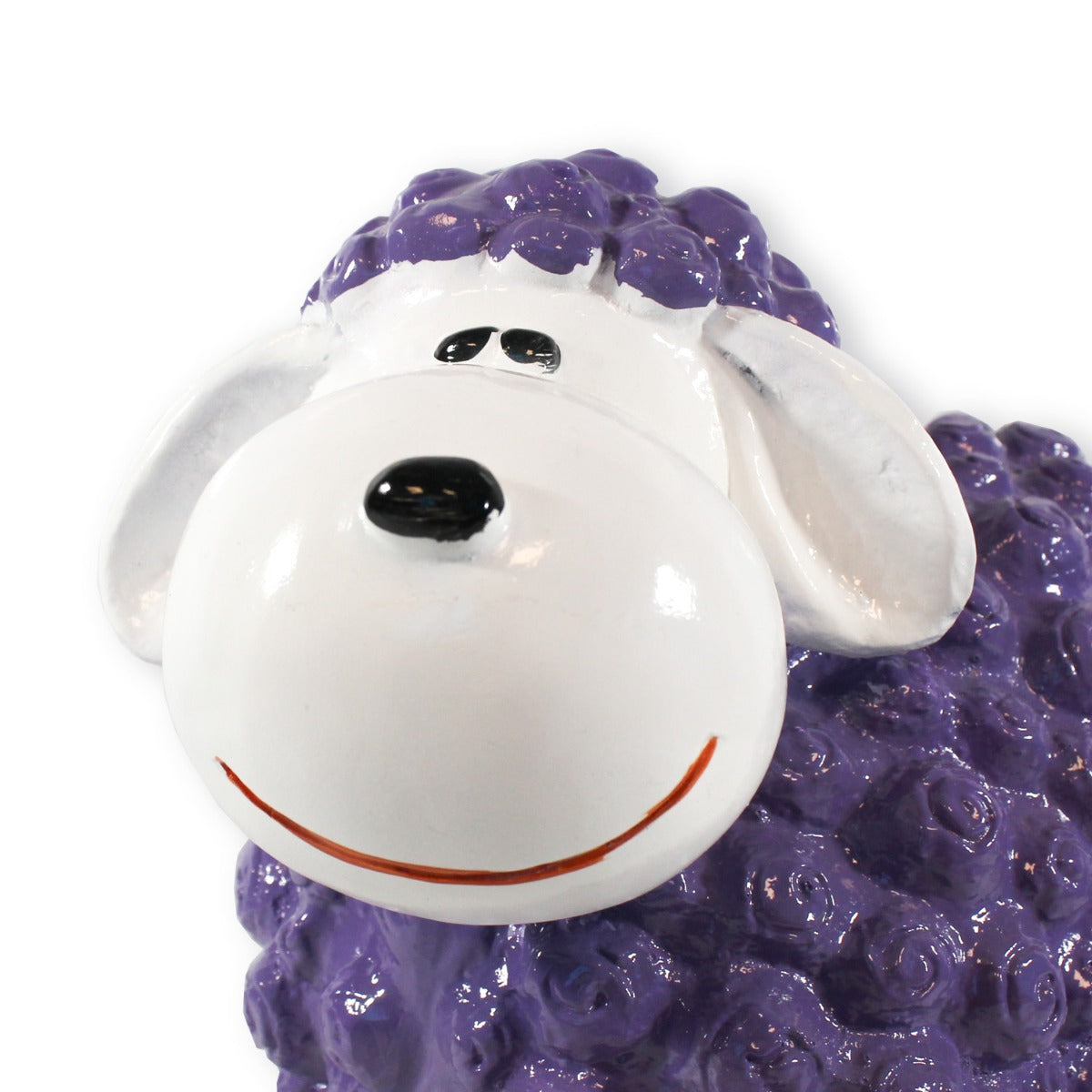 Buntes Deko Schaf "Helma" lila Gartenfigur Schaf Dekofigur Schaf lustige Schafe