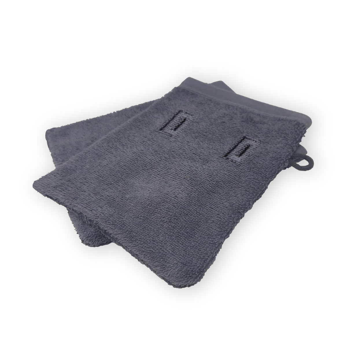 National Geographic Waschlappen 2er Set 16x21 grau Waschhandschuh Trockentuch