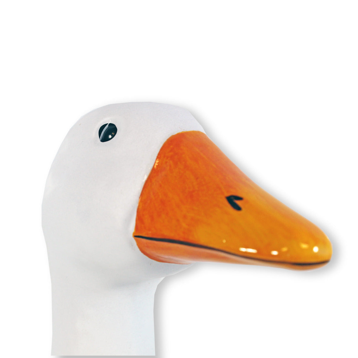 Gartenfigur Gans Gänsekopf Gartenstecker Gänsehals Gänse Deko Garten Dekoration 36cm