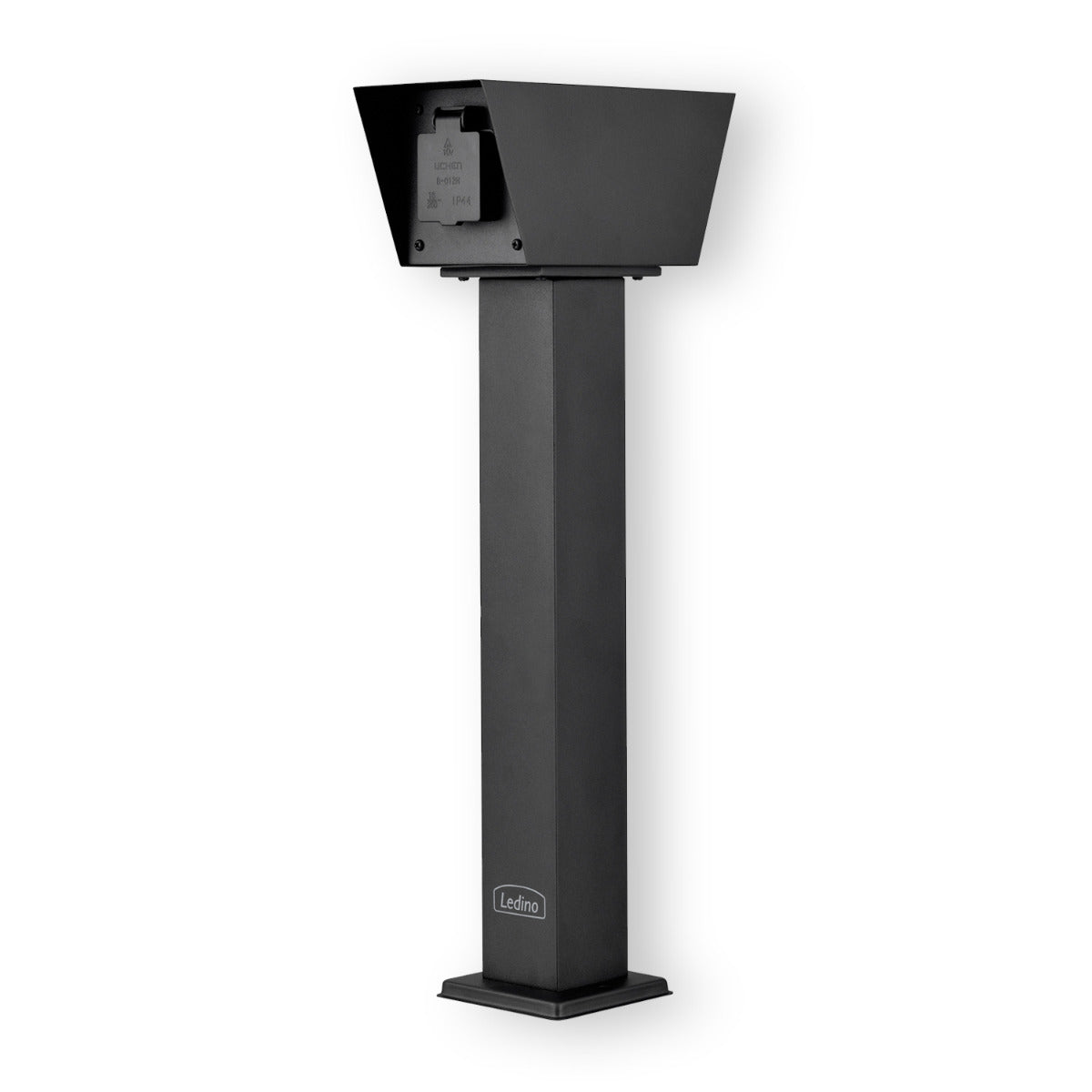 Außensteckdose Garten Gartensteckdose Connect L2A schwarz 2fach Steckdosensäule Garten 2 Steckdosen