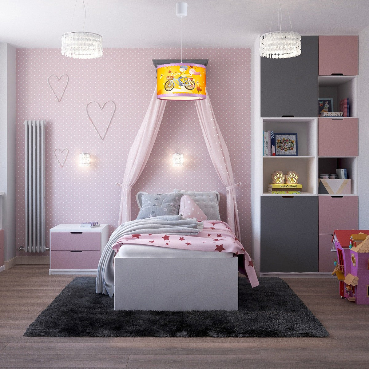 Kinder Deckenleuchte Freunde Kinderzimmerlampe Deckenlampe Kinderzimmer Pendelleuchte