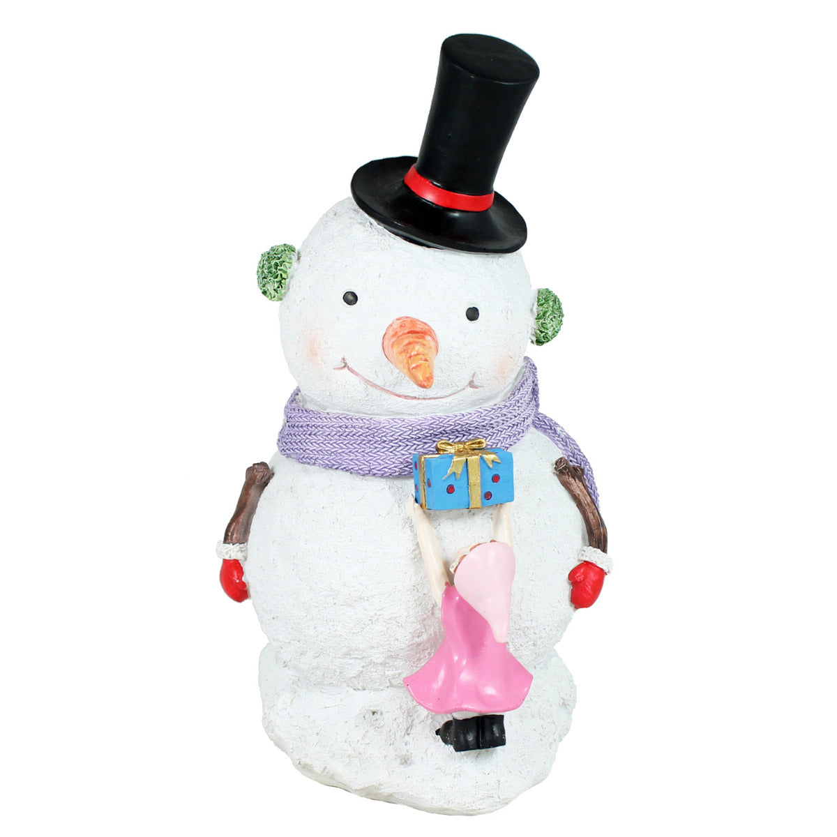 Schneemann Figur Püppchen Weihnachtsfiguren für draußen Schneemann Deko outdoor Weihnachtsdeko