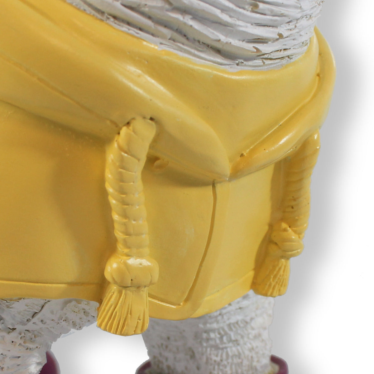 Gartenfigur Schaf mit Gummistiefeln rot und Regenmantel Lamm Figur Garten Dekofigur Lamm