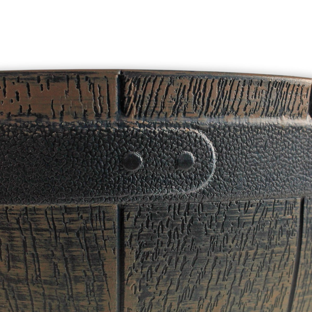 Pflanzkübel Pflanztopf rund 50 cm Weinfass-Optik Blumenkübel Blumentopf Blumenfass wetterbeständig