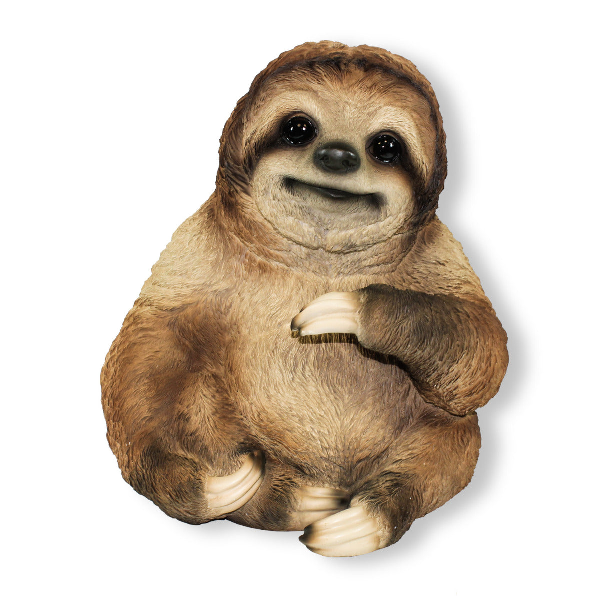 Faultier Figur sitzend groß Faultier Deko Faultier Gartenfigur