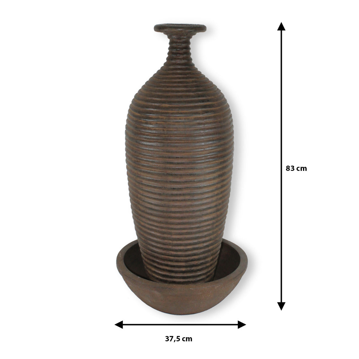 Gartenbrunnen AMPHORE 80 cm Zimmerbrunnen Zierbrunnen Wasserspiel