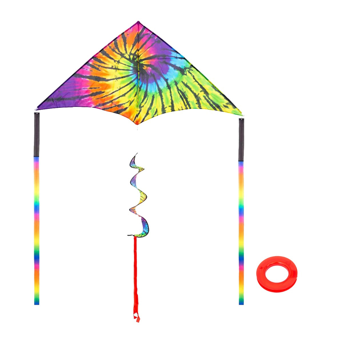 Kinderdrachen Einleiner Drachen HQ Delta Rainbow Rider 210 cm Flugdrache