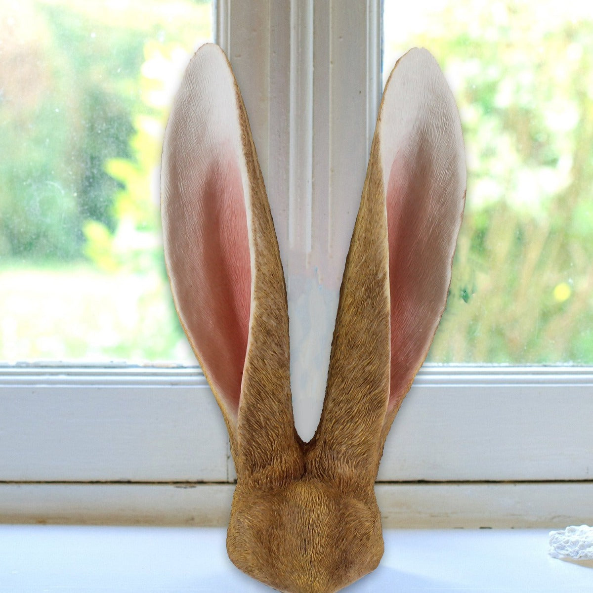 Osterhasen Büste Hasen Figur Hase "Theos Löffel" große Osterhasen Deko