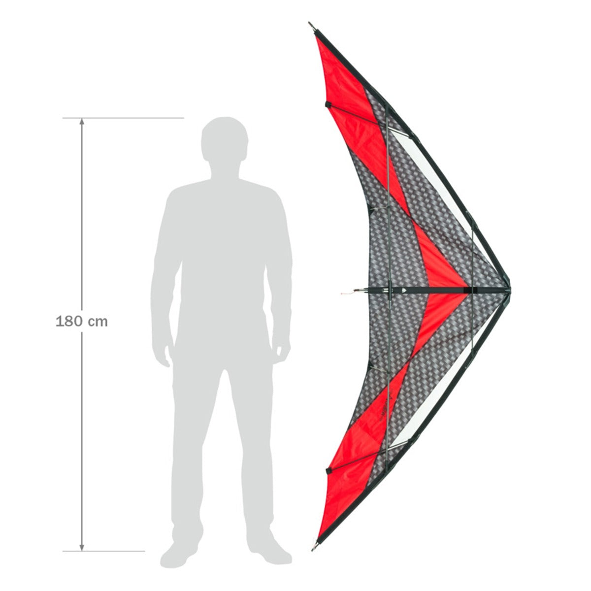 Lenkdrachen HQ Arrow Speed & Power Drachen Carbon Optik