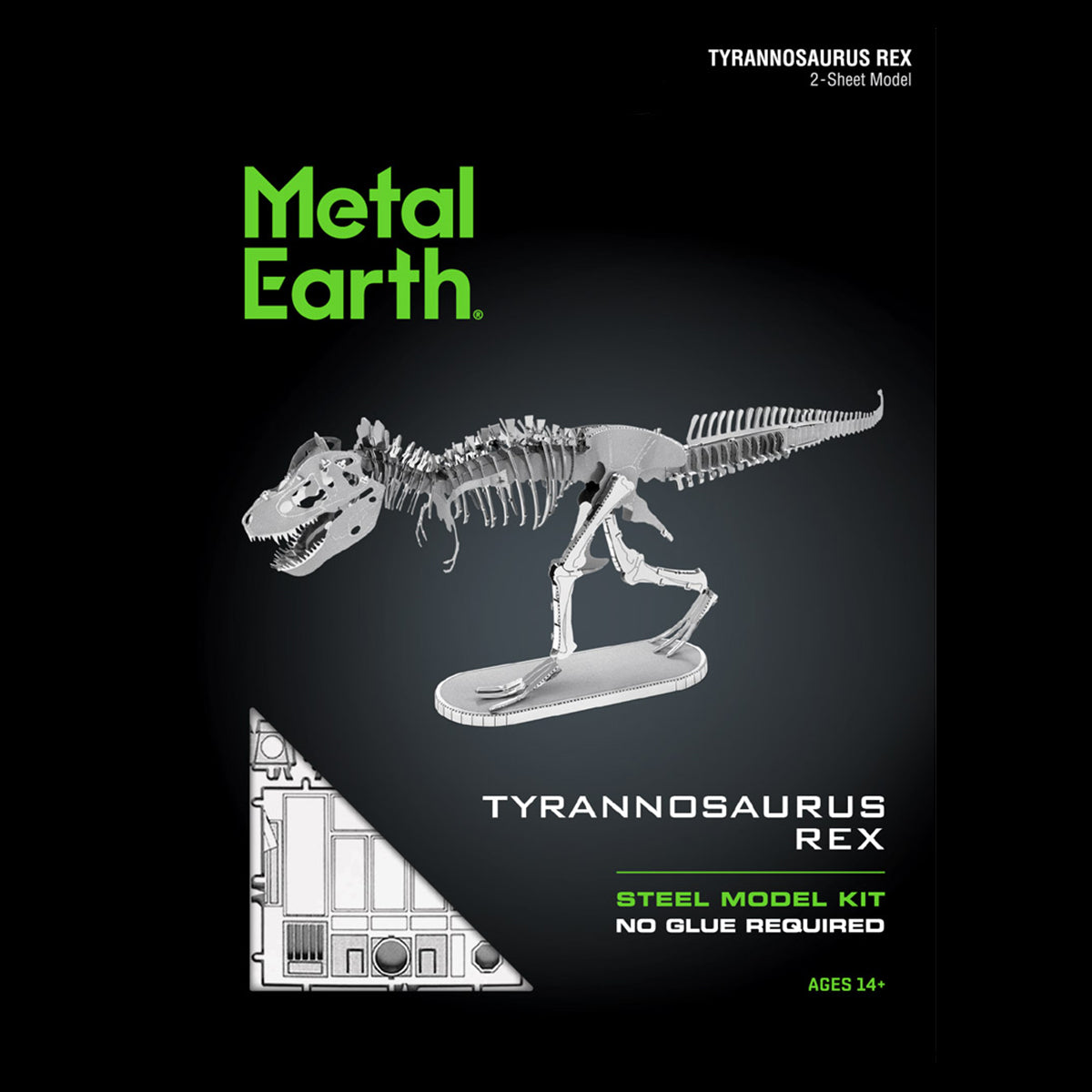 Metal Earth Tyrannosaurus Rex Dinosaurier MMS099 3D Figur Metallbausatz