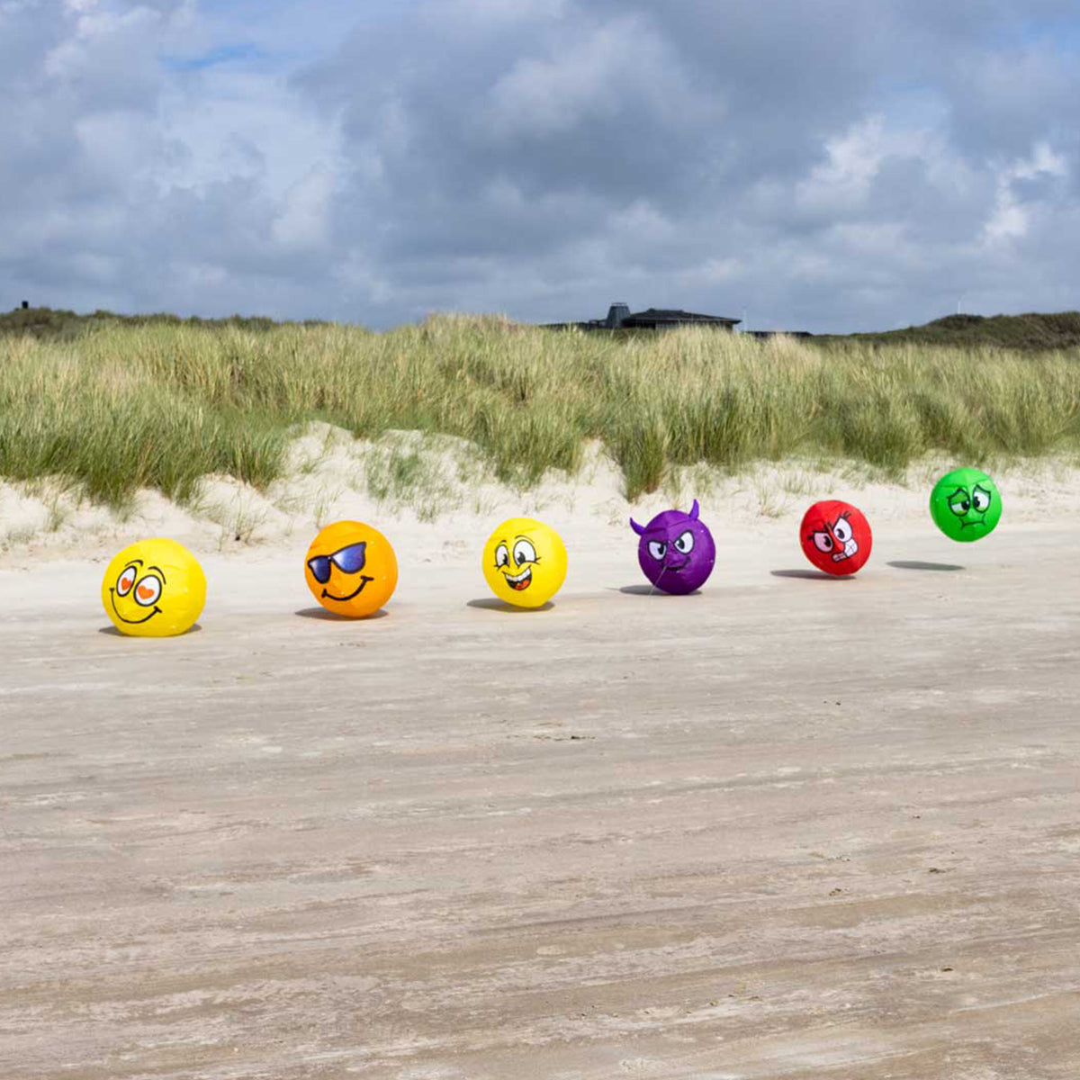 Bodenwindspiel HQ Bouncing Moodeez Angry bunte Windspiele für den Garten oder Strand