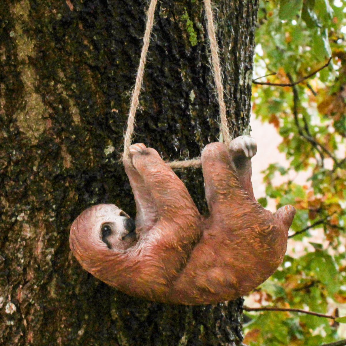 Faultier Figur hängend Faultier Deko Faultier Gartenfigur