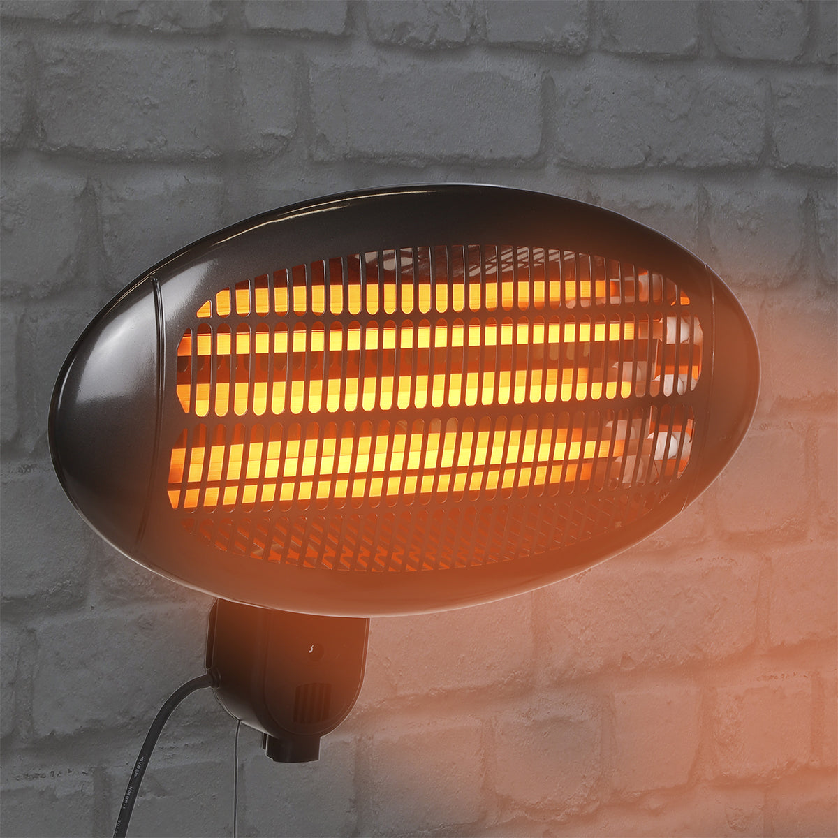 Elektrischer Heizstrahler Wandmontage Infrarot Heizstrahler outdoor Terrassenheizstrahler