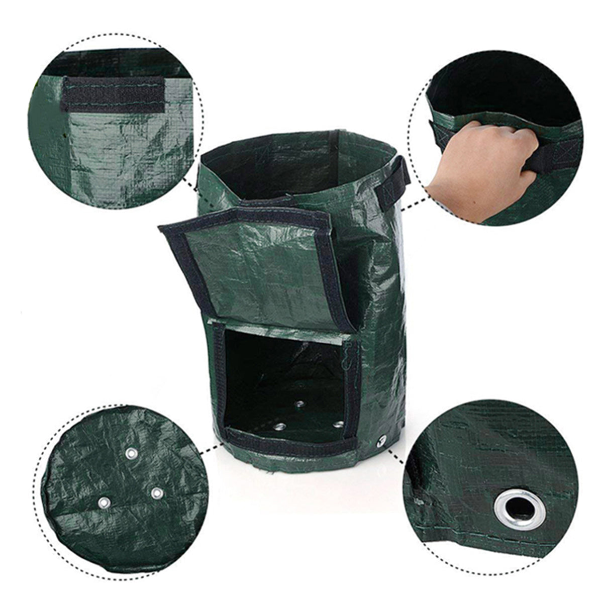 Kartoffelpflanztasche 2er Set Kartoffeln im Sack anbauen