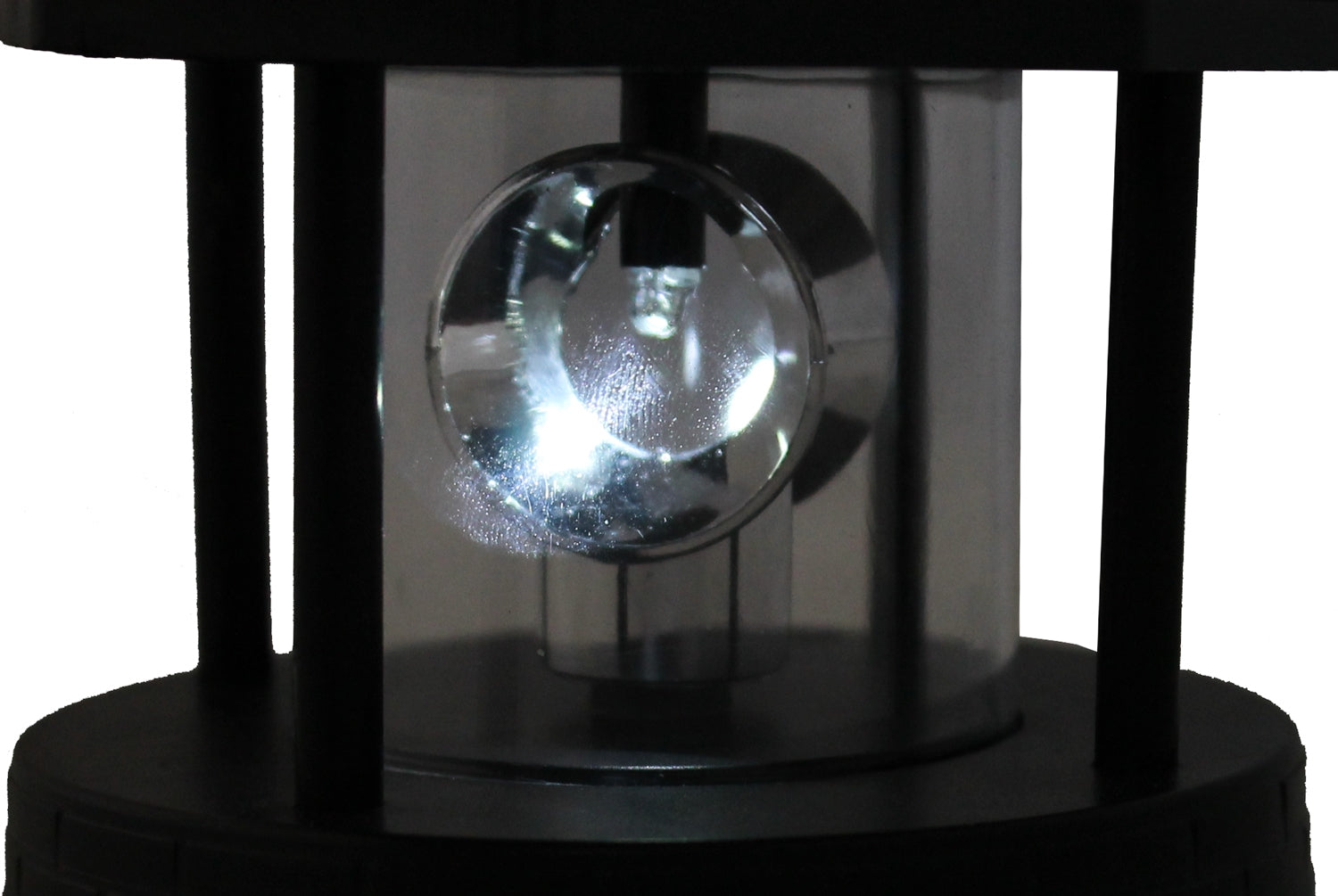 Leuchtturm Ersatzkopf für Deko Solar Leuchttürme mit Leuchtfeuer drehbar Solarkopf Ersatzteil