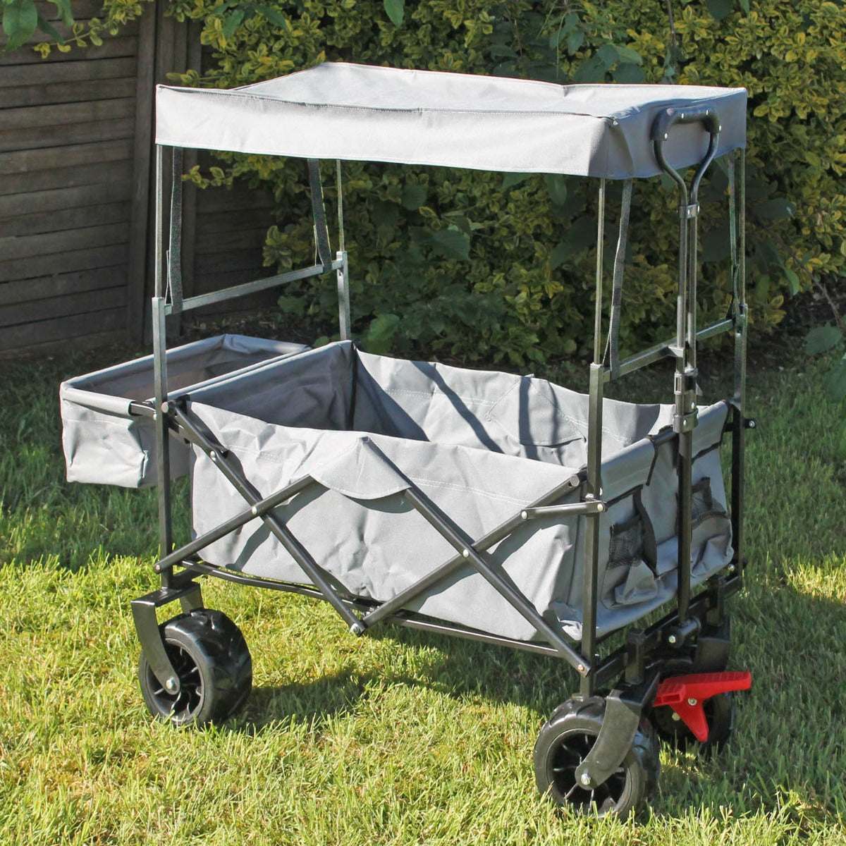 Bollerwagen faltbar mit Dach Faltbollerwagen Handwagen faltbar