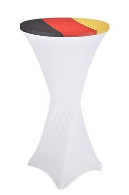 Husse Stehtisch Stehtischhussen Tisch Hussen Bistrotisch Uni Ø60 Deutschland Fahne