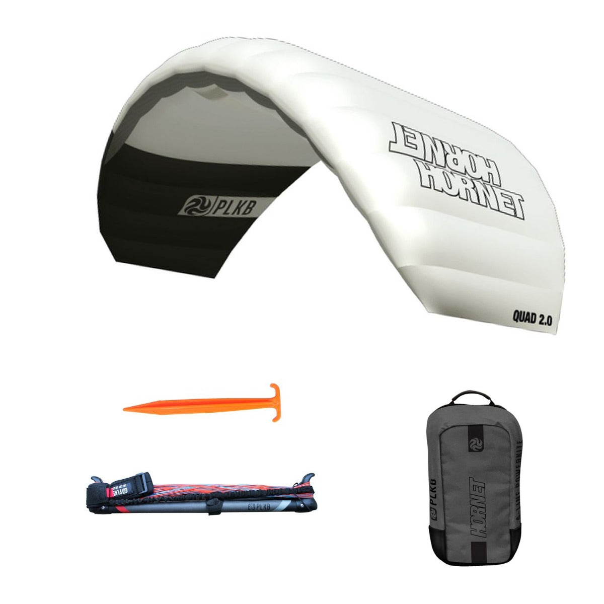 Lenkmatte Peter Lynn Hornet 2.0 Vierleiner Drachen Powerkite PLKB Hornet 2.0 Controlbar Lenkdrachen Kite