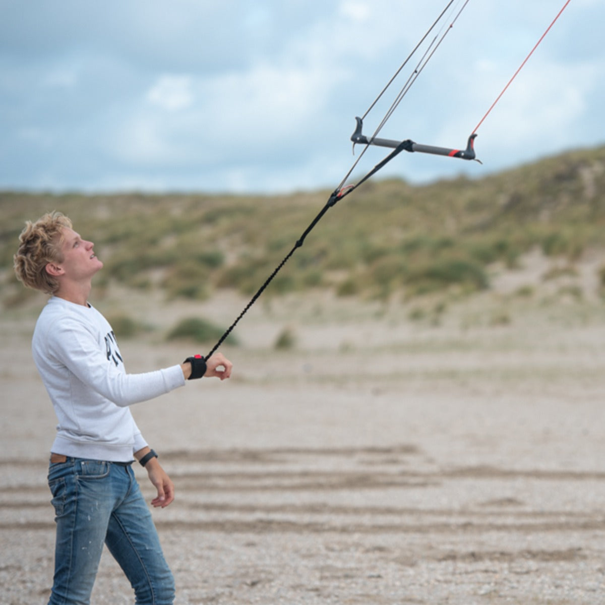 Lenkmatte Peter Lynn Twister 5.0 Vierleiner Drachen Powerkite PLKB Twister 5.0 mit Bar Lenkdrachen Kite