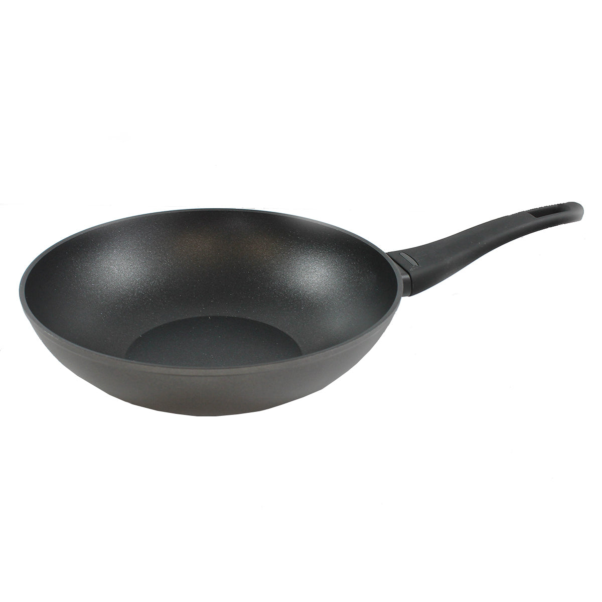 Jupiter Wok Bratpfanne TitanPLUS 28 cm Induktion Wok Pfanne antihaftbeschichtet Aluminiumpfanne