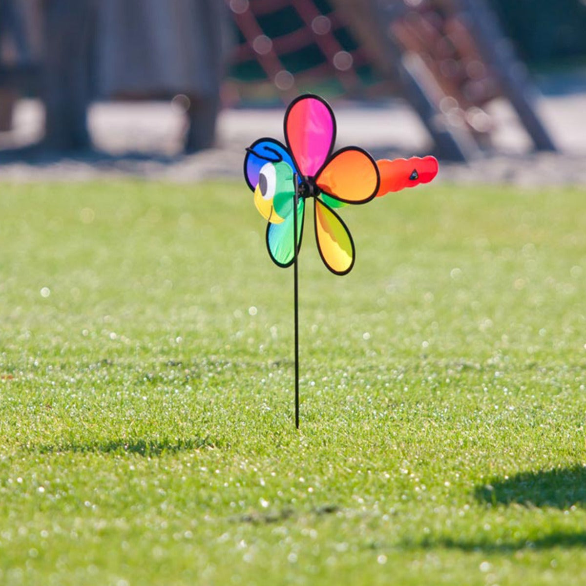 Windspiel HQ Spin Critter Dragonfly Gartendeko Windrad Windfahne