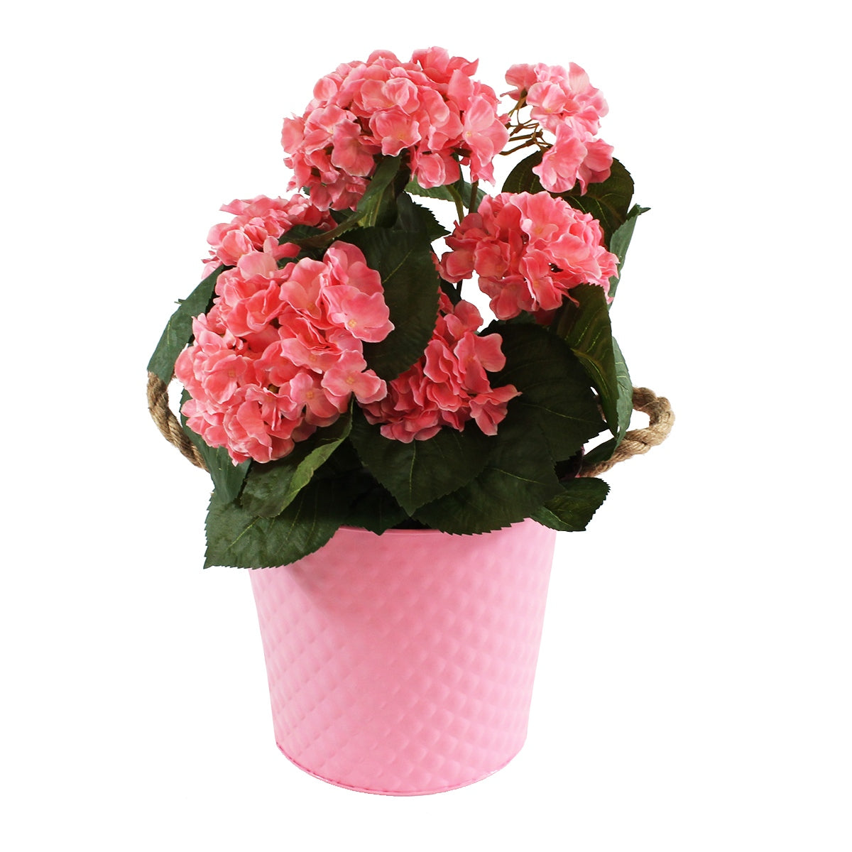 Pflanztopf Pflanzgefäß Zinktopf Diamond Pink 22cm Ø Blumentopf Metall Übertopf