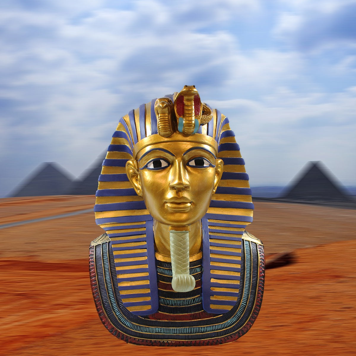 Tutanchamun Büste Pharao Skulptur Ägyptische Deko Ägyptische Götter Pharao Statue