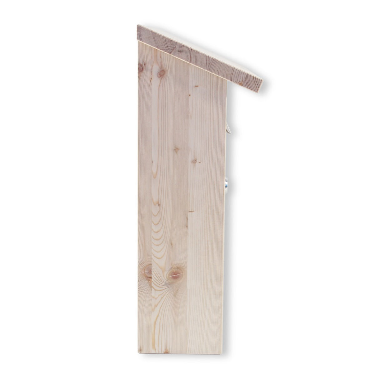 Briefkasten aus Holz Lärchenholz mit 2 Rauten Sichtfenster Made in Germany