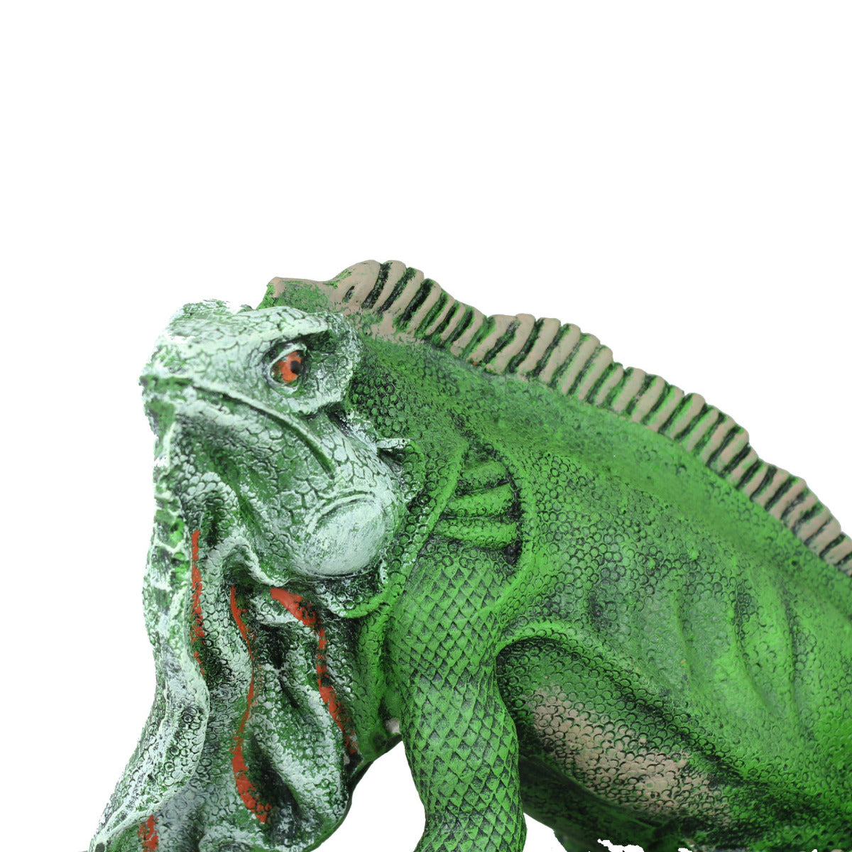 Dekofigur Tierfigur Leguan 52 cm grün Echse Reptilien Gartenfigur exotische Dekoration lebensecht