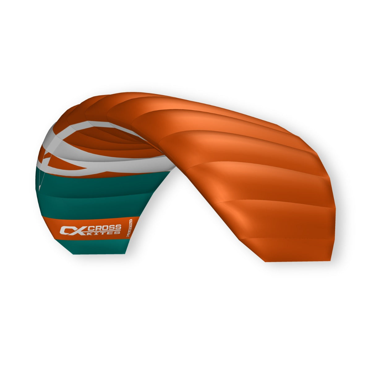 CrossKites Quattro 3.5 Orange Lenkmatte Vierleiner Lenkdrachen Kite Flugdrachen R2F