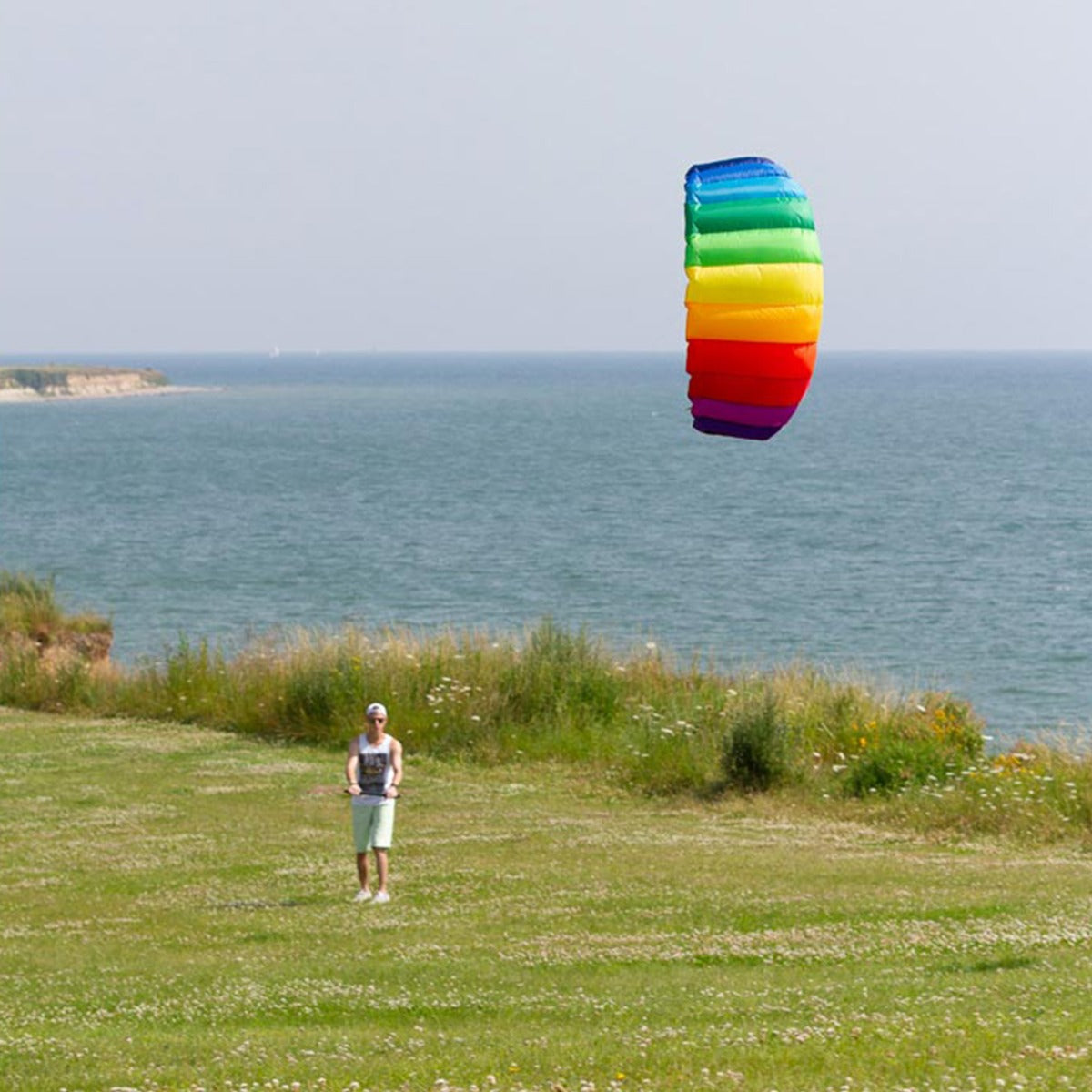 Lenkmatte HQ Symphony Beach III 1.3 Sport Rainbow mit Controlbar Allround Lenkdrachen Kite
