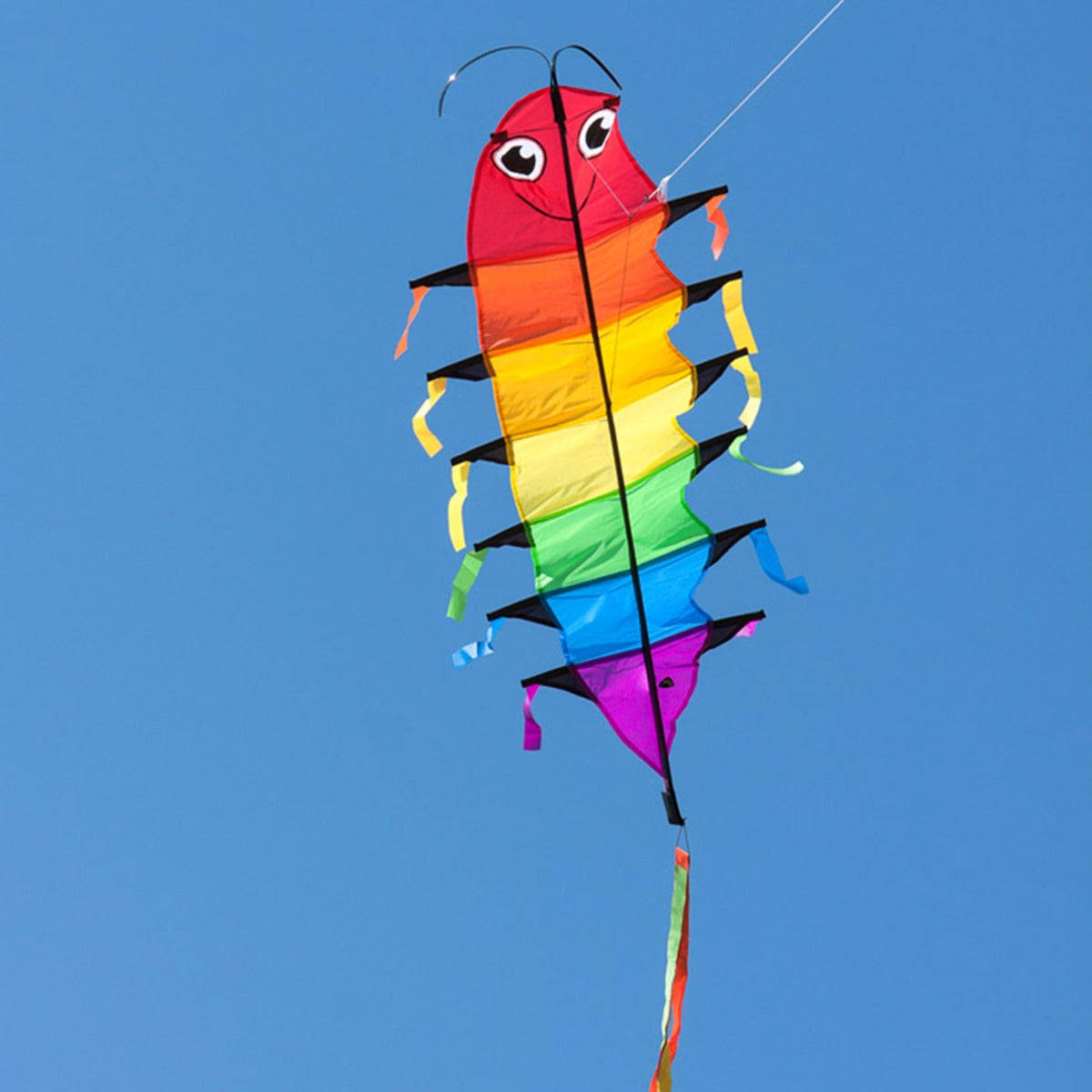 HQ Kinderdrachen Einleiner Crazy Flapping Willie Worm Wurm Drachen