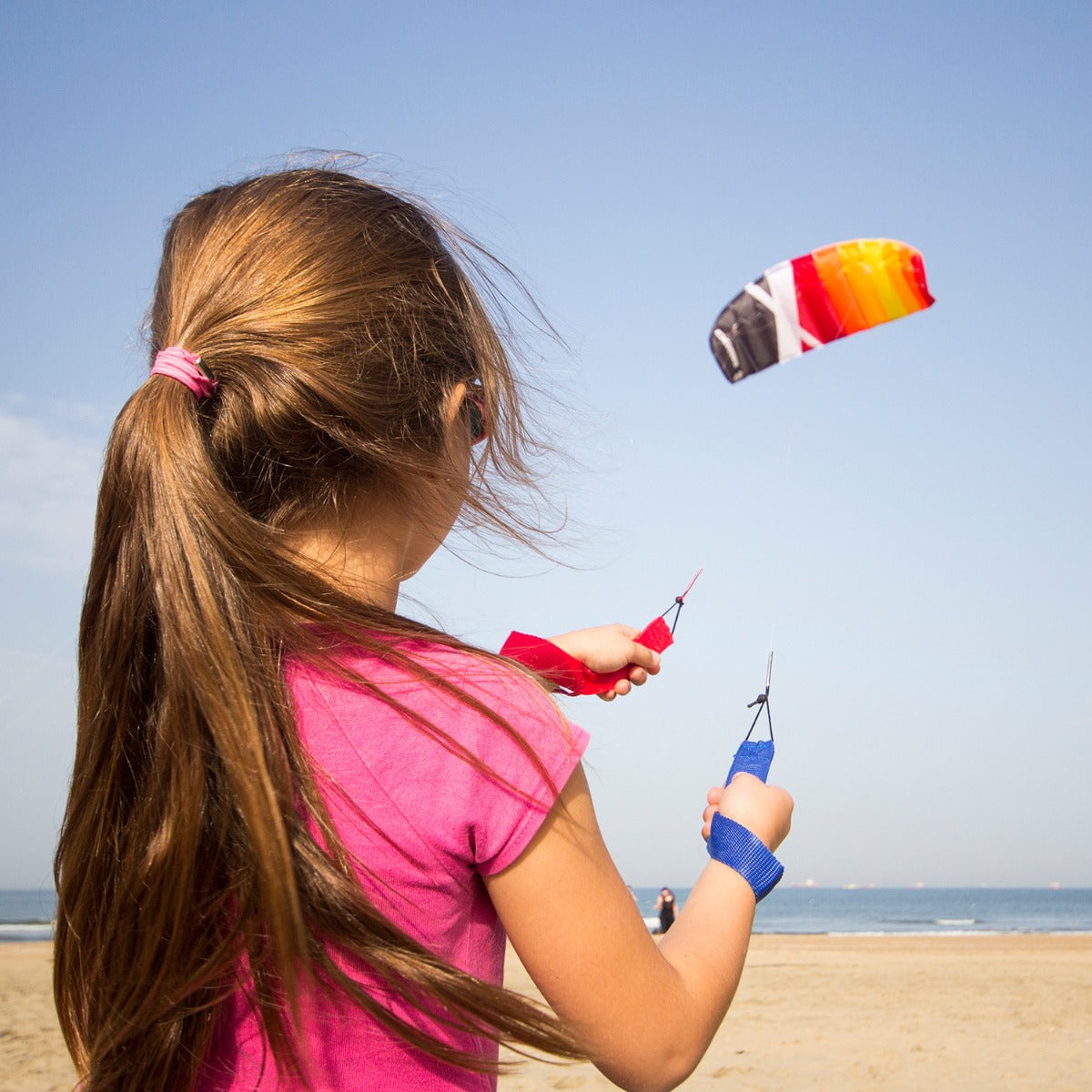 CrossKites Lenkmatte Air 2.5 Red-Yellow R2F Allround Lenkdrachen Kite